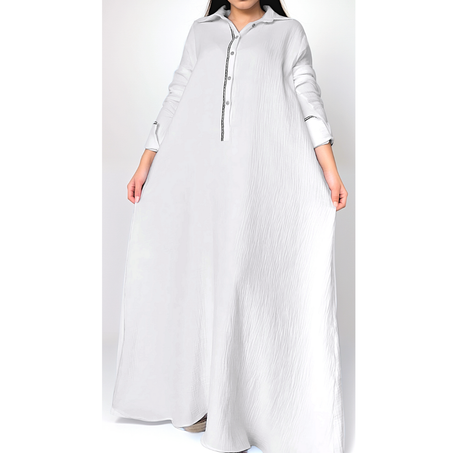 Robe Blanche en coton