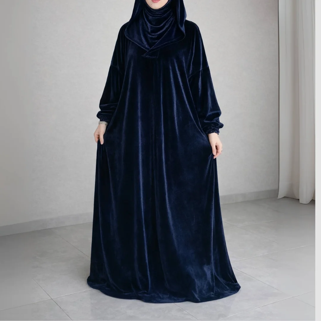 عباية صلاة من المخمل الفاخر (موبرا)