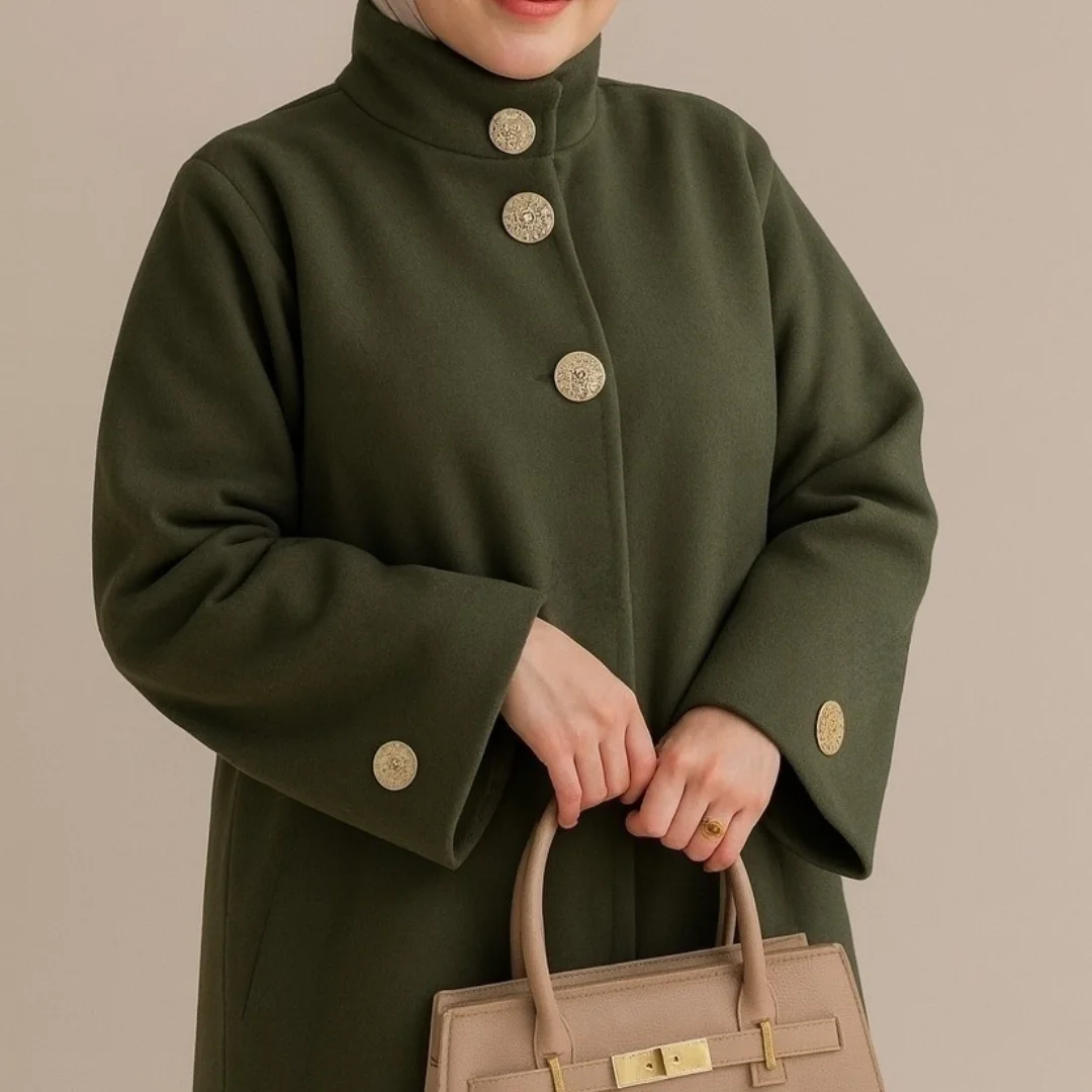 Manteau Kimono Femme  – Laine cachemire Premium Coupe Élégante