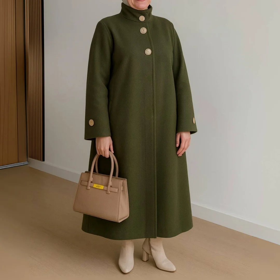 Manteau Kimono Femme  – Laine cachemire Premium Coupe Élégante