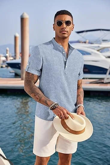 Chemise Knit demi monche