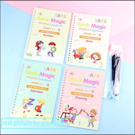 مجموعة الكتب السحرية للأطفال MAGIC BOOK لتعليم الطفل الكتابة و الرسم