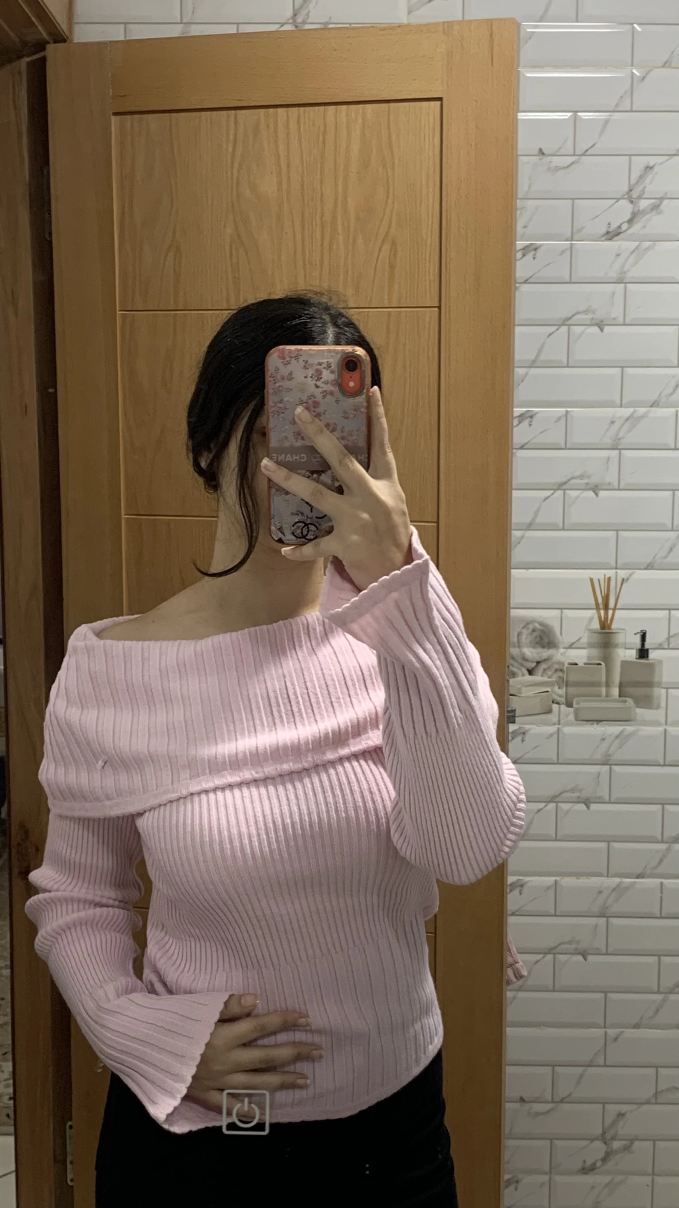top off sholders pink