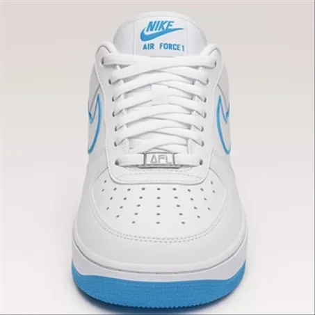 Hand-Crafted AF1 bleu blanc