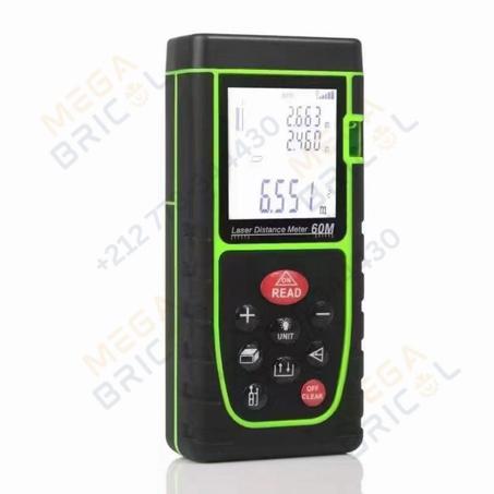 متر ليزر (60 متر) بالبطاريات