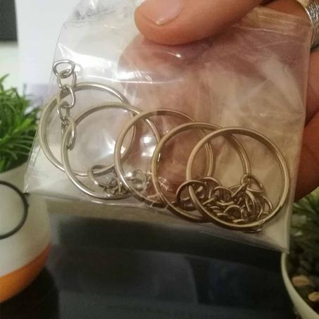 Anneaux porte clés argent qualité 1 ( 10 pièces )