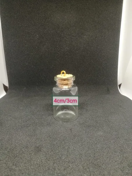 bouteille en verre 4cm/3cm