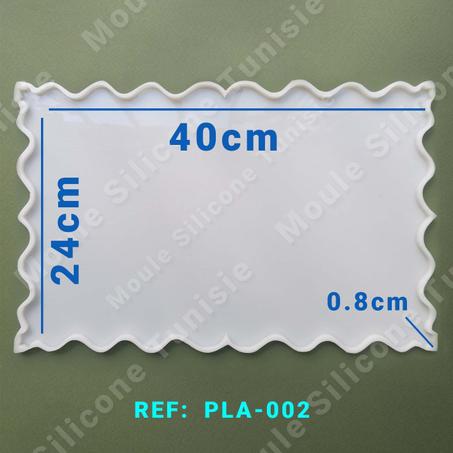 Plateau 40cm / 22cm / 0.8cm