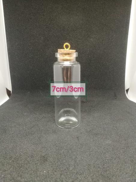 bouteille en verre 7cm/3cm