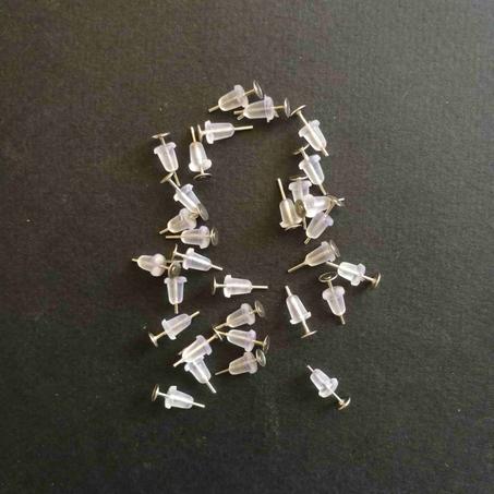 Tiges boucle d'oreille argent ( 10 paires )