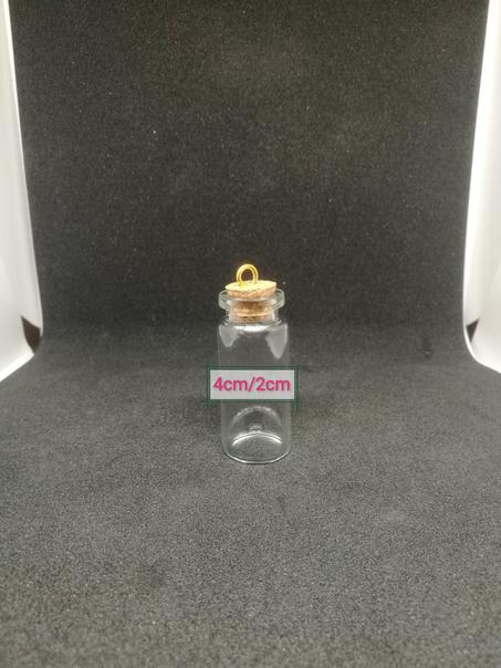 bouteille en verre 4cm/2cm