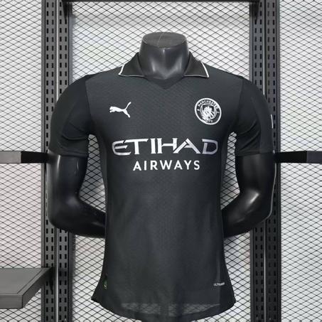 MAN CITY BLACK JERSEY 25/26 PLAYER VERSION