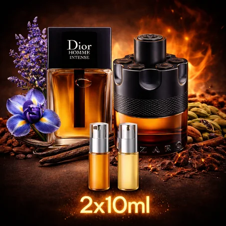 Pack 2 x 10 ML ( Dior Homme Intense + Azzaro The Most Wanted Parfum )