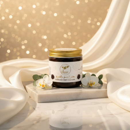 مقشر الجسم بالقهوة