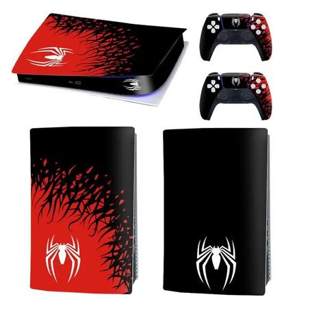 Full Coverage PS5 Digital Edition Skin Stickers: Spider-Man Design