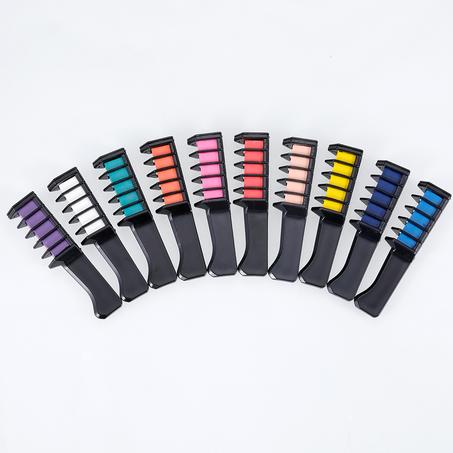 1pcs Hair Mascara New Design Crayons for Hair Color Chalk Cosplay Temporary Hair Dye with Comb Washable 10 Colors Hair Dye Kit