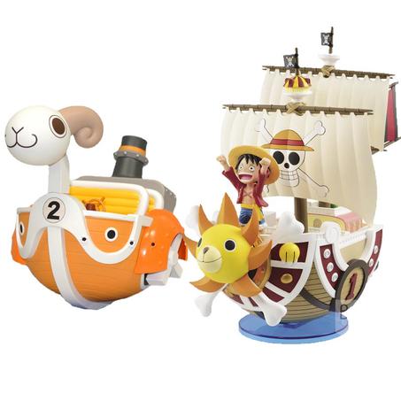 ¡Barco del Thousand Sunny de One Piece! Figura Mini Súper Tierna