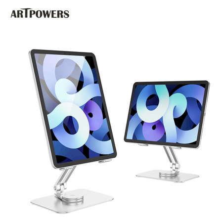 Artpowers Metal Foldable Tablet Stand Holder Folding Support for Ipad Pro Xiaomi Huawei Samsung Pad Phone Accessories