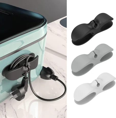 منظم الأسلاك والكابلات السيلكون اللاصق