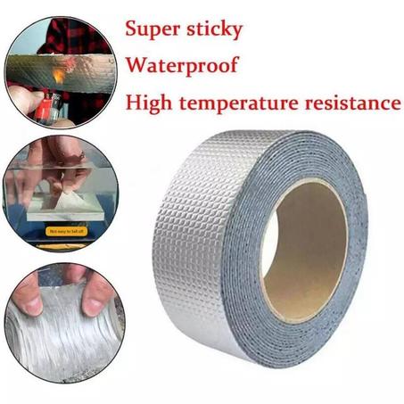 شريط الفويل بلاصق البوتيل المطاط - Aluminium Rubber Tape