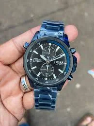Hugo Boss Blue Globetrotter Men's Watch