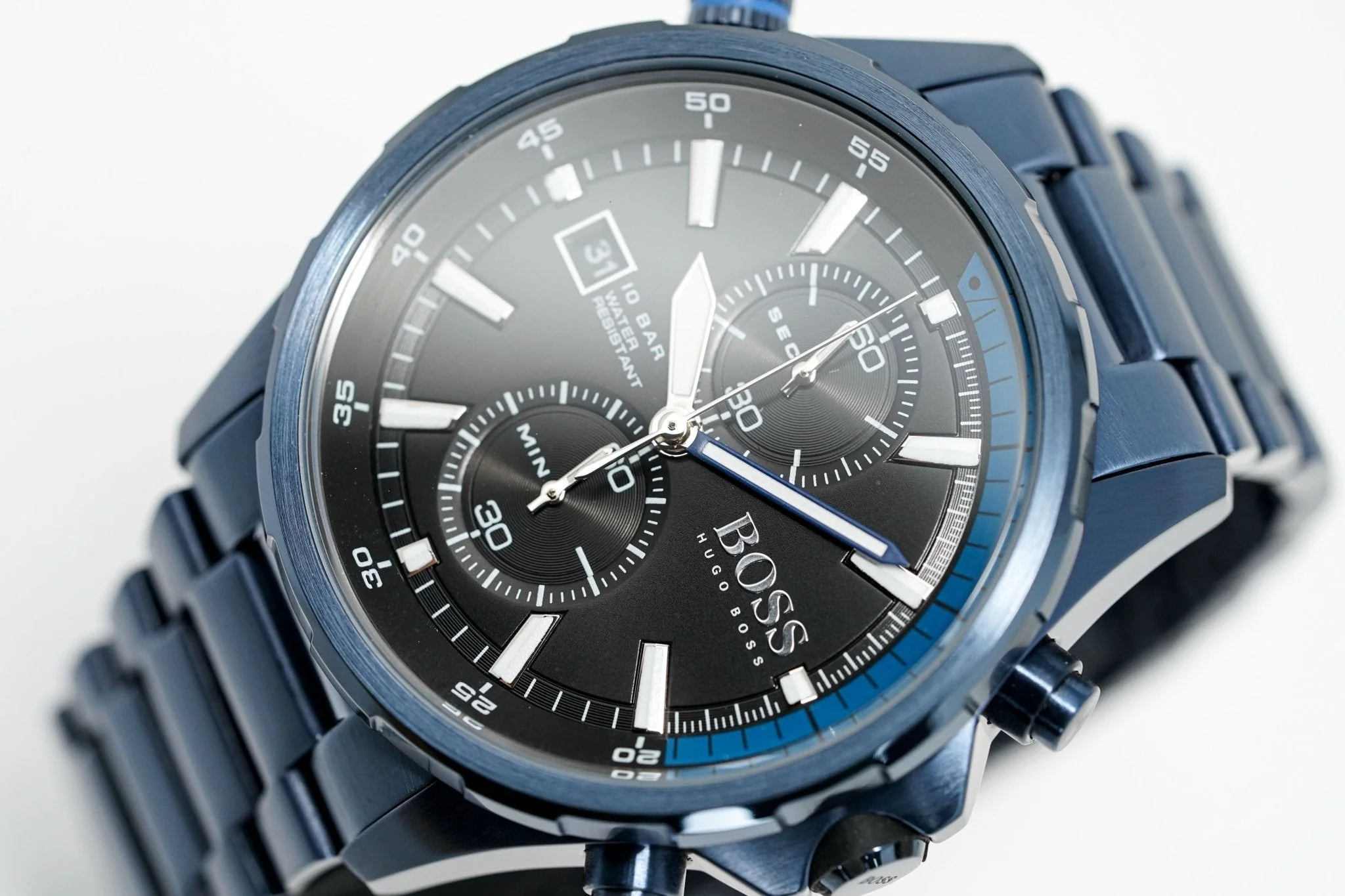 Hugo Boss Blue Globetrotter Men's Watch