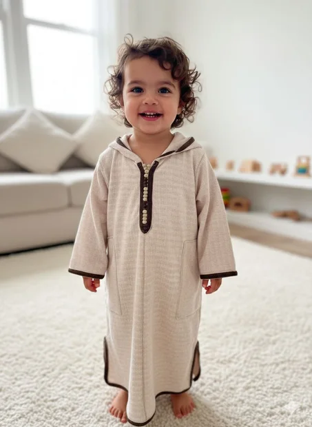 jellaba beige 3ans /4ans