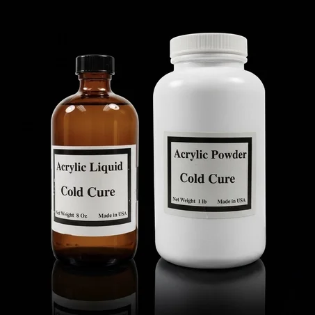 powderand and liqued acrylic dental