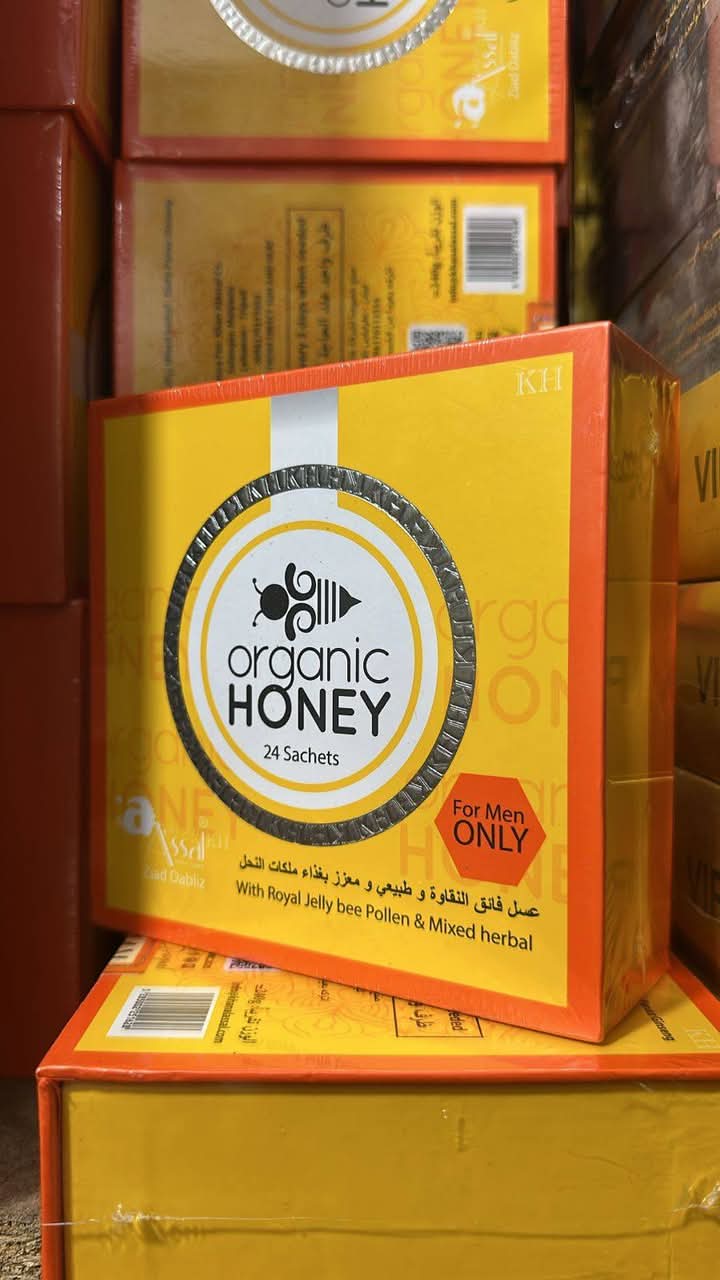 عسل Organic Honey الماليزي الأصلي 24 ساشية× 10 غرام