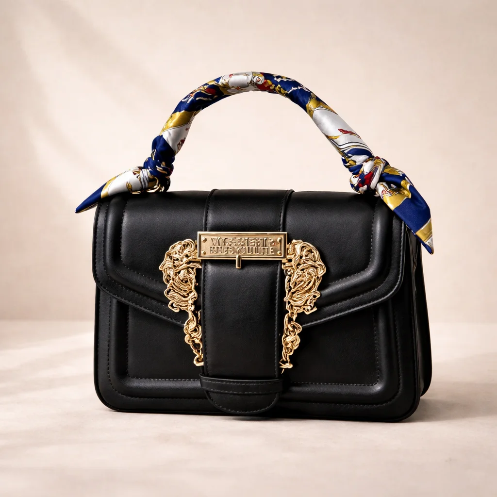 حقيبة يد نسائية فاخرة بسلسلة ذهبية – إصدار أنيق 2026