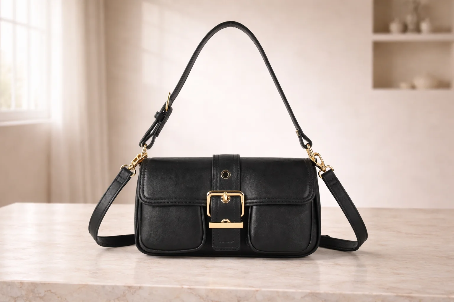 شنطة نسائية أنيقة بستايل Vintage – توصيل مجاني والدفع عند الاستلام