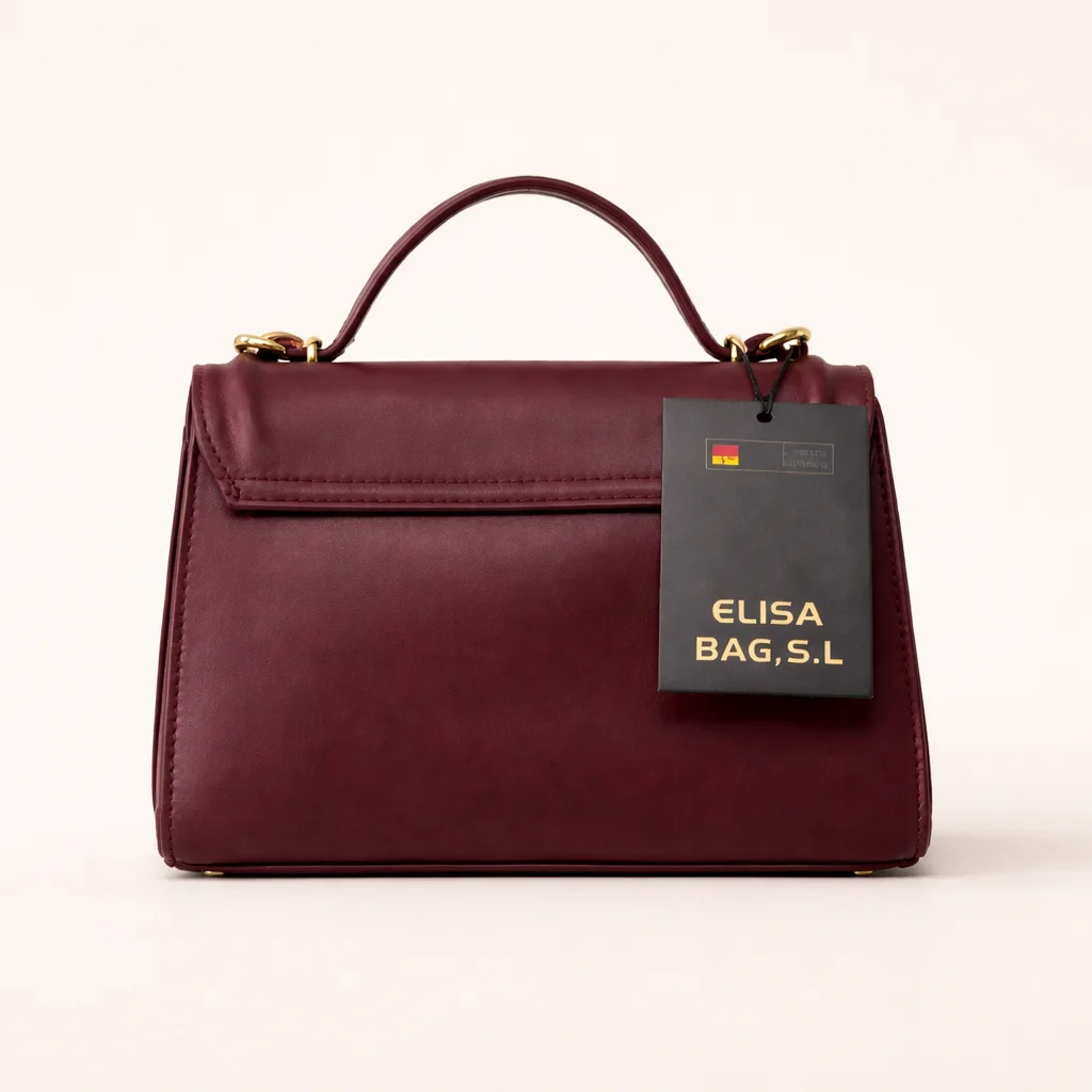 حقيبة نسائية أنيقة بلون خمري – لمسة فخامة يومية