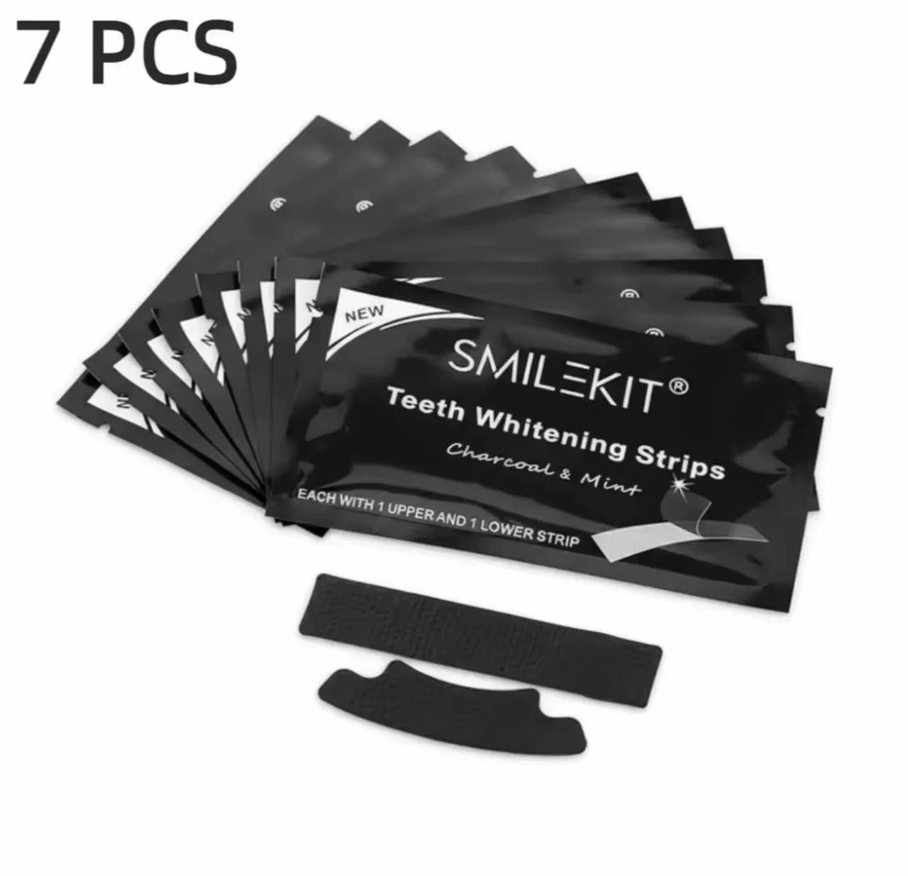 ✨ لاصقات تبييض الأسنان المتطورة بالفحم المنشط 🦷