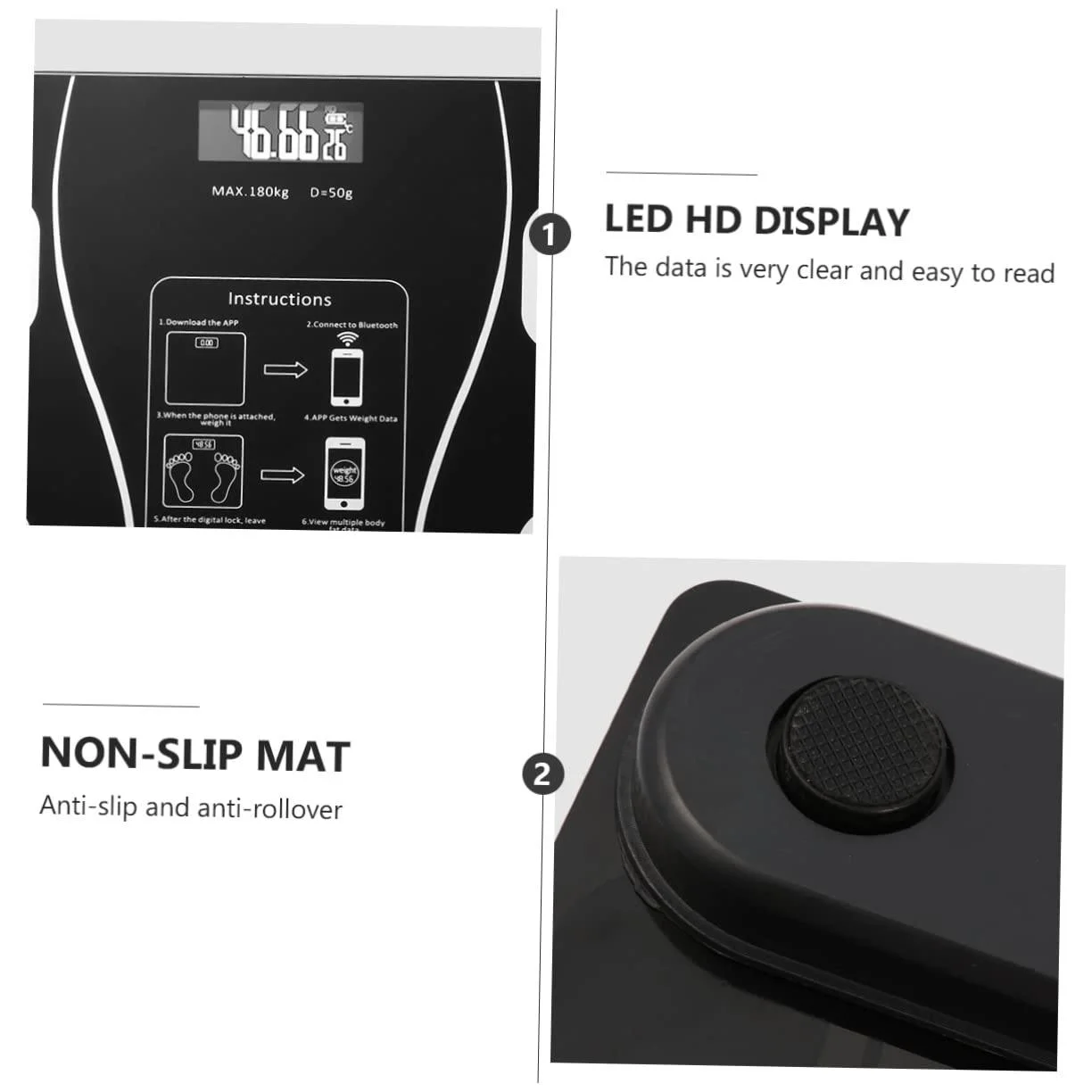 ⚖️ الميزان الذكي المتطور - راقب وزنك ونسبة الدهون وتفاصيل جسمك من تليفونك! 📱✨