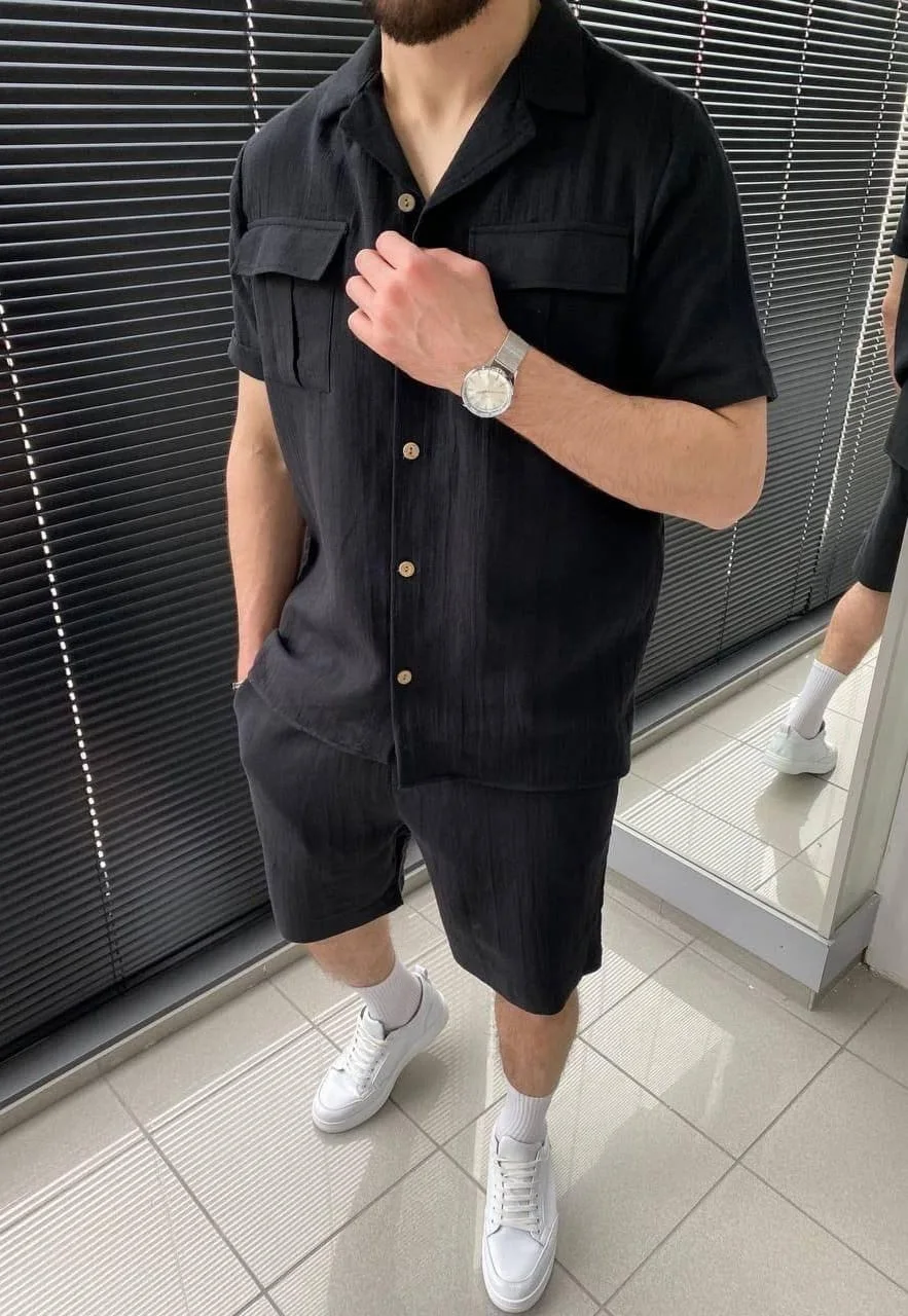 Ensemble 2 pièces chemise + short