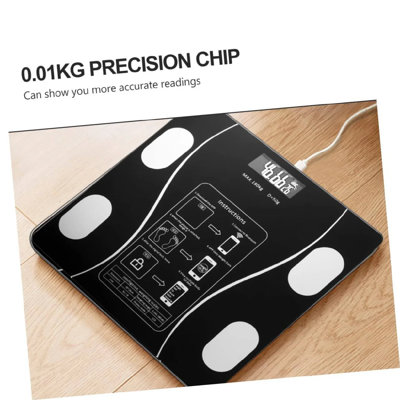 ⚖️ الميزان الذكي المتطور - راقب وزنك ونسبة الدهون وتفاصيل جسمك من تليفونك! 📱✨