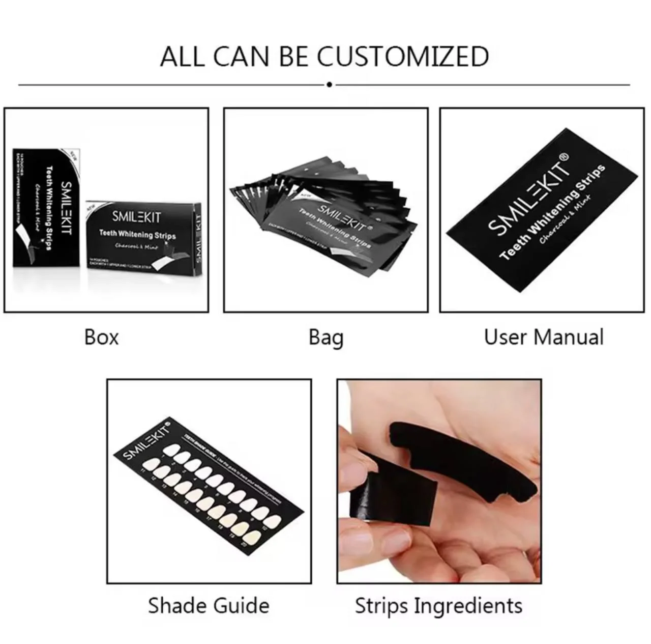 ✨ لاصقات تبييض الأسنان المتطورة بالفحم المنشط 🦷