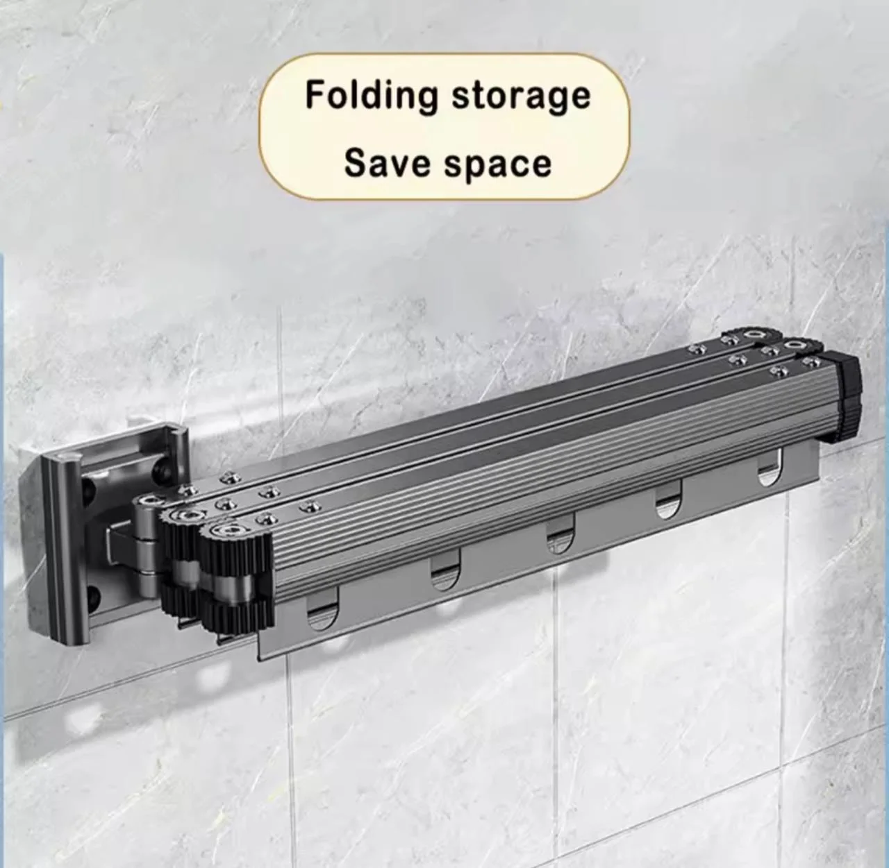 👕 علاقة الملابس الحائطية القابلة للطي Premium