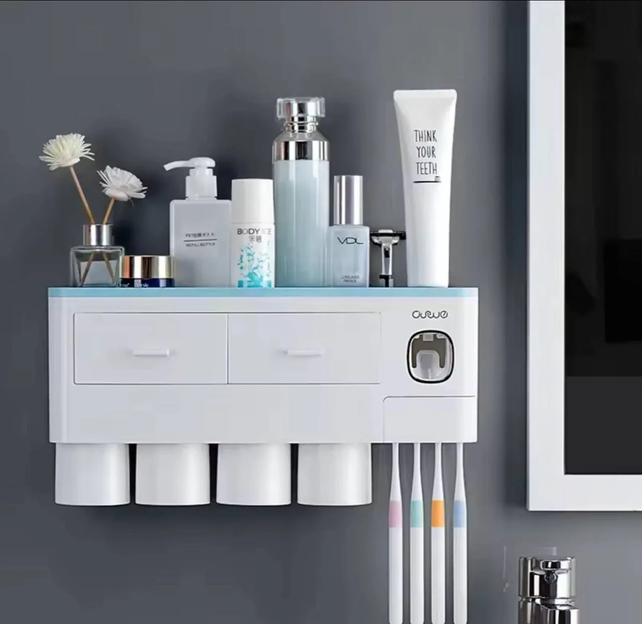 ✨ منظم الحمام الفاخر المتكامل