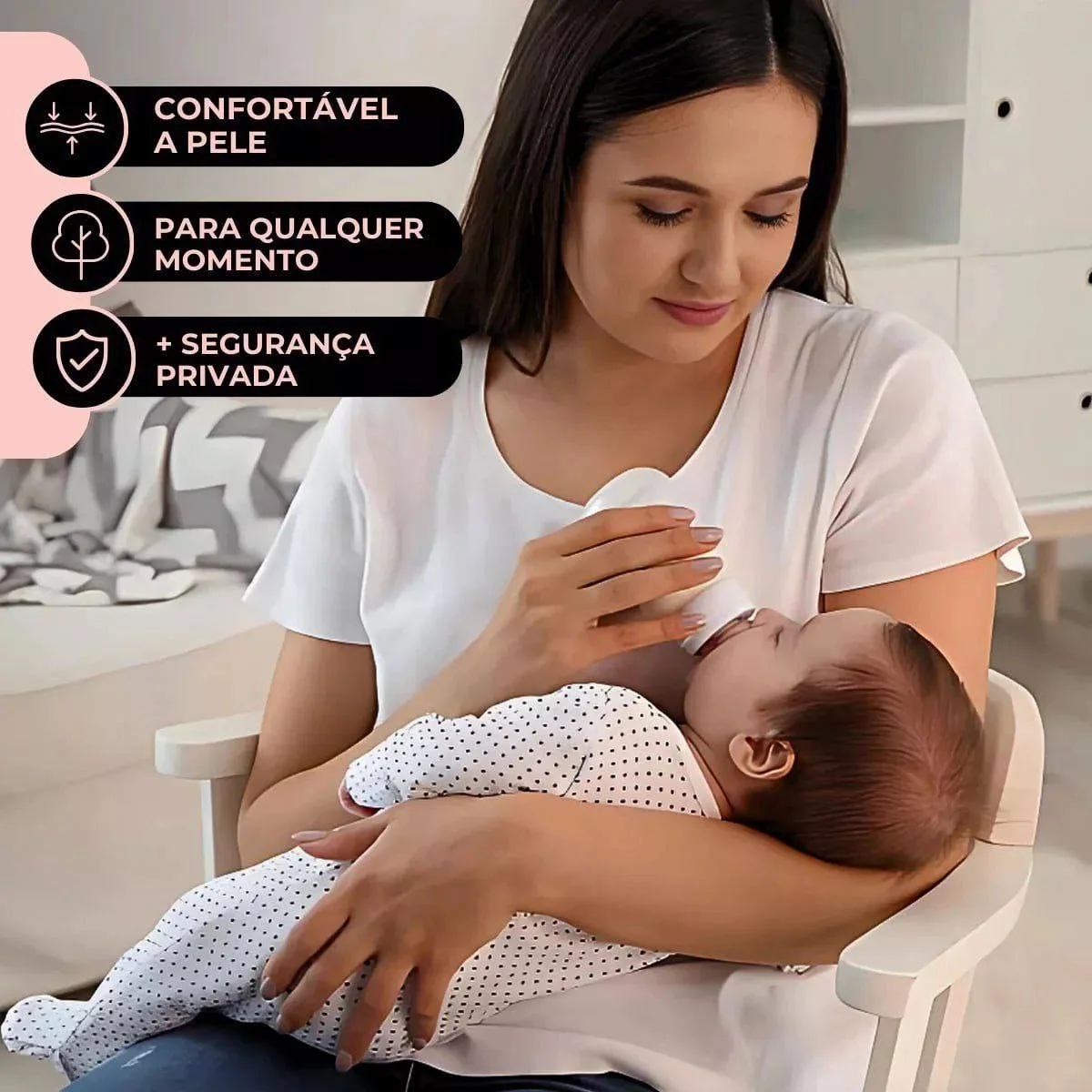 🤱 مضخة الثدي الكهربائية المتطورة - راحة تامة، استخراج آمن وبدون ألم لطفلكِ! ✨🍼