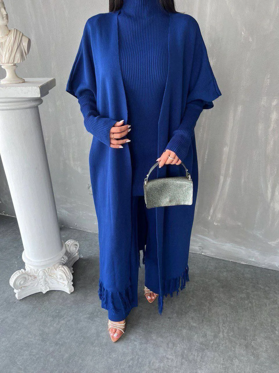 طقم نسائي شتوي راقي (3 قطع) 🌟