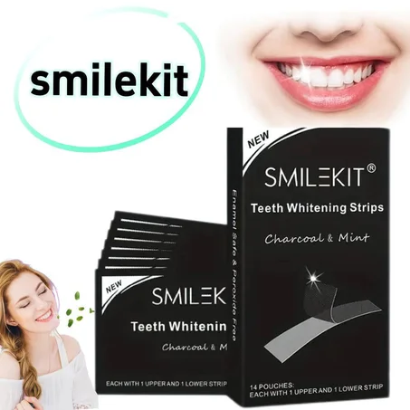 ✨ لاصقات تبييض الأسنان المتطورة بالفحم المنشط 🦷