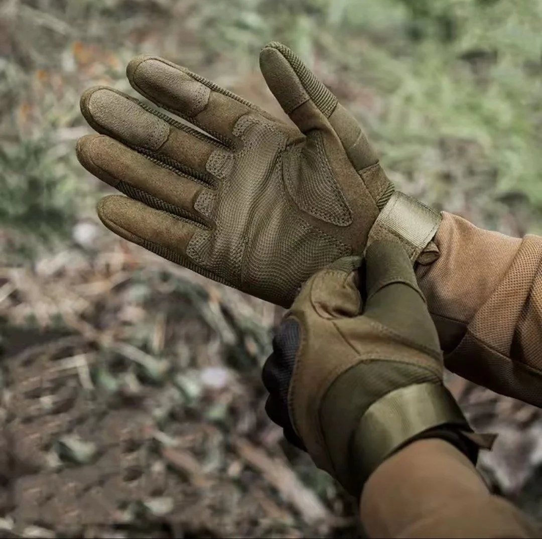 🧤 قفازات تكتيكية احترافية - حماية قصوى ليديك، راحة تامة وقبضة قوية في كل الظروف! 🏍️ صخور⛰️