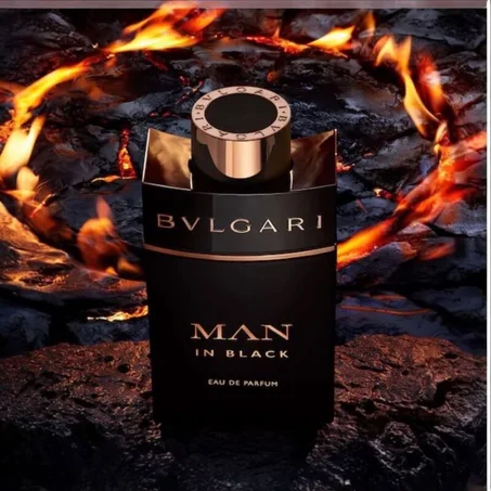 Bilgar man in black perfumes