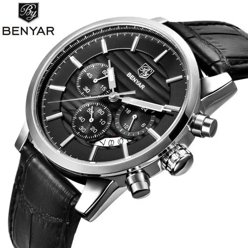 Benyar Montre Classique Originale Homme BY-5104 Noir