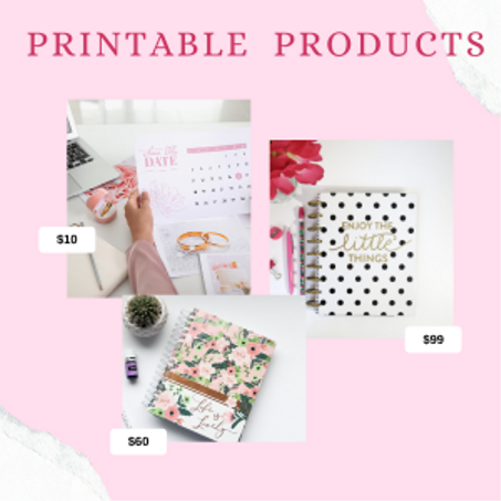 المنتجات المطبوعة