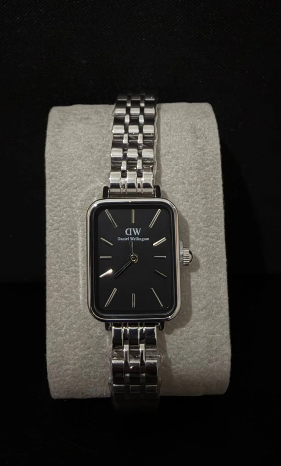 Daniel Wellington femme-Montre Carrée Bicolore