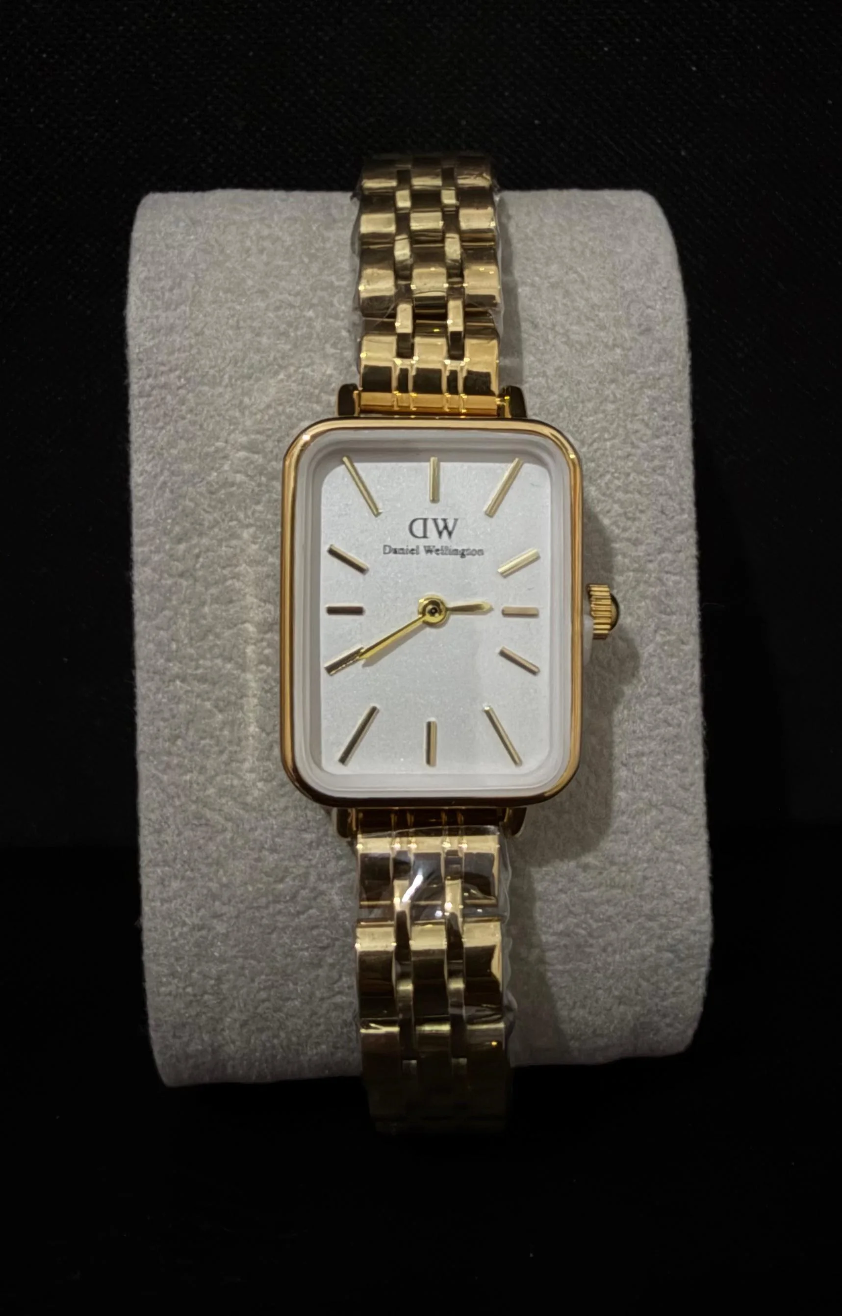 Daniel Wellington femme – Montre Carrée Bicolore
