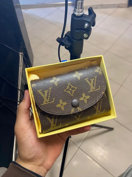 PORTE MONNAIE LV FEMMES MARRON/MARRON