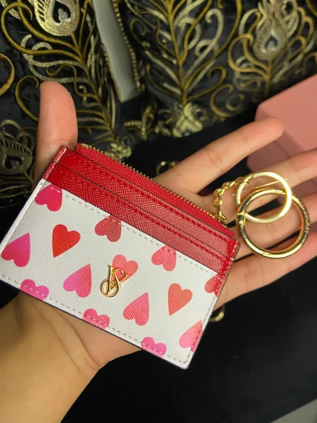 PORTE CARTE VICTORIA SECRET FEMMES / ROUGE COEUR